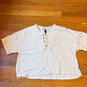 Universal Thread Cream Short Sleeve Tee